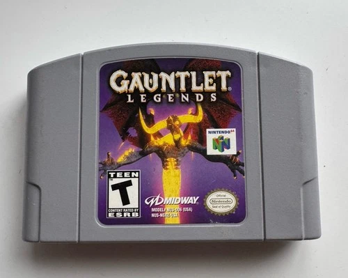 Gauntlet Legends (Nintendo 64, 1999) Authentic N64 Game Cartridge Tested Working