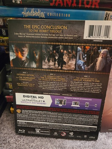 The Hobbit: The Battle of the Five Armies Extended Edition Blu-ray - USED CIB - Picture 9 of 12