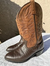 Vintage Red Wing Shoes Pecos Style 9805 Western Embroidered Boots Sz 9.5 Ee USA