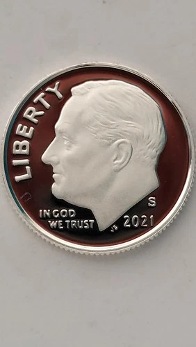 2021-S United States, Proof Silver, Roosevelt Dime