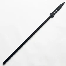 Survival Hunting Spear,Stainless steel throwing spear,Nylon protective sleeve.
