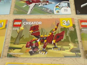 LEGO Creator 3 in 1 Lot of 9 Instruction Manual #31086 #31073 #31057