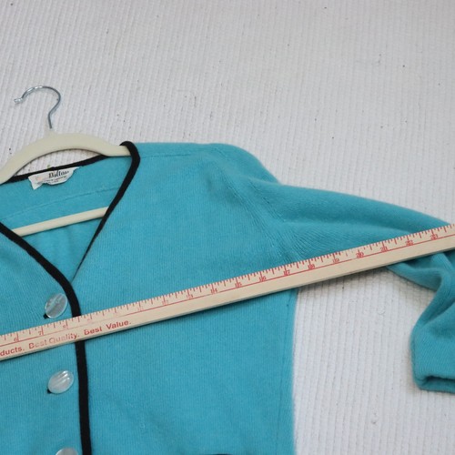 Vintage Dalton Cashmere Cardigan Sweater Size M - Picture 5 of 6