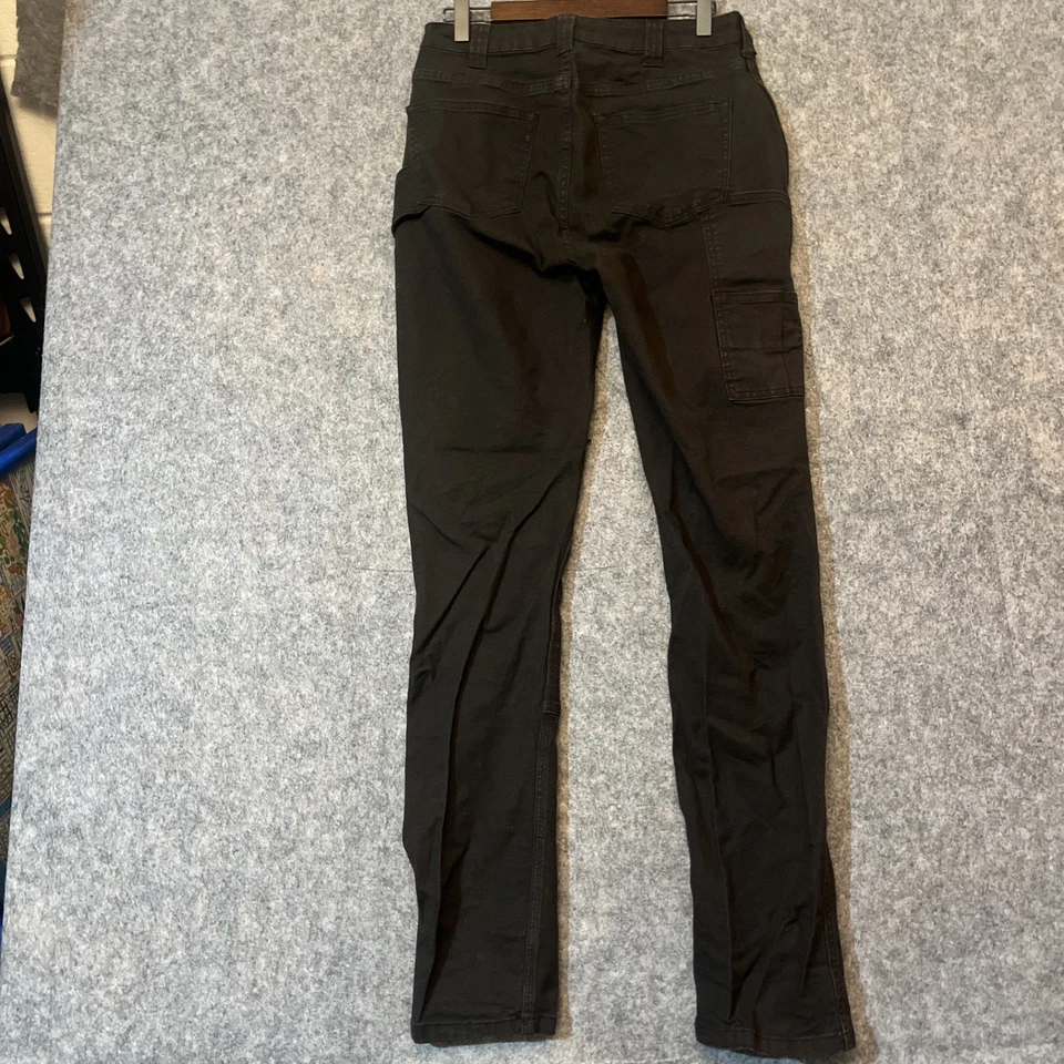 Pantalones de carpintero dovetail para mujer ajustados con doble frente negros - 6x32 Foto 3 de 4