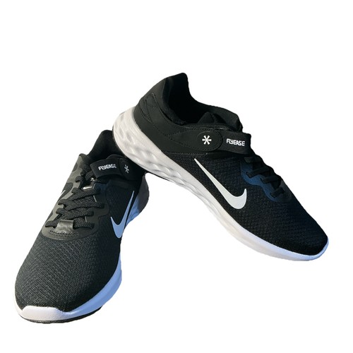 Größe 7 - Nike Revolution 6 FlyEase Next Nature Black White - Bild 6 von 6