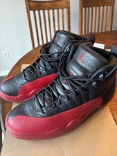 Air Jordan 12 Men's Retro Red And Black Size 11