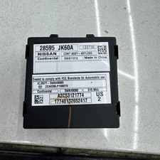 2013 Infiniti G37 OEM Keyless Entry Computer Control Module 28595JK60A 2008-2012