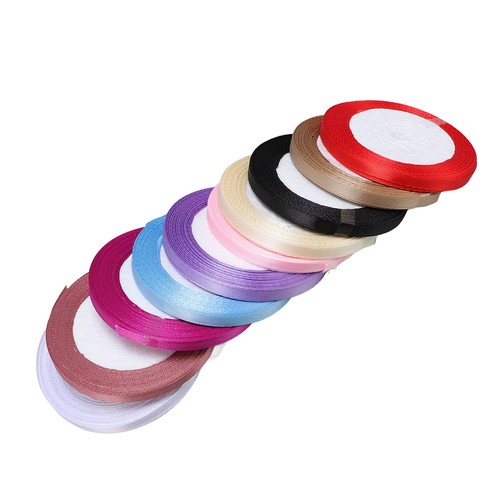 10x 0.6cm Gift Wrapping Ribbon Polyester Exquisite Decorative Ribbons - Picture 9 of 24