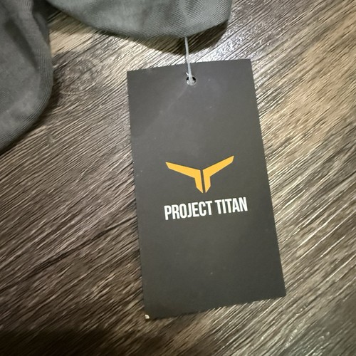 Project Titan ärmelloser Hoodie Herren Large Icon grau Training Athleisure neu mit Etikett - Bild 6 von 8