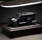 MVA 1:64 Black Bearcat AFV Armored Vehicle Figure Model Diecast ABS Car