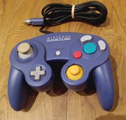 Official OEM Nintendo GameCube Controller Violet DOL003 Japan-Mint S+ From Japan - Picture 2 of 24