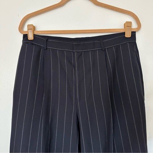 Ralph Lauren Collection Classics Wool Pinstripe Trousers Womens 14 - Picture 2 of 7