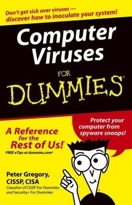 Computer Viruses For Dummies by Peter H. Gregory PAPERBACK 9780764574184