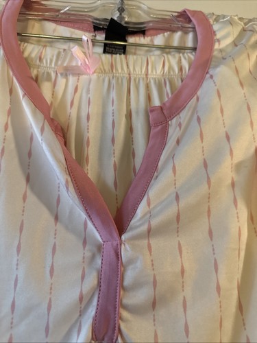 Nanette Lepore Womens Pajama Striped Set Size Long Pants Sleeveless XL - Picture 3 of 4