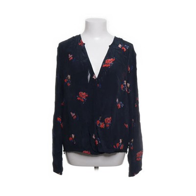 Ba&sh, Bluse, Größe: L, Blau/Mehrfarbig, Viskose, Blumen, Damen #977