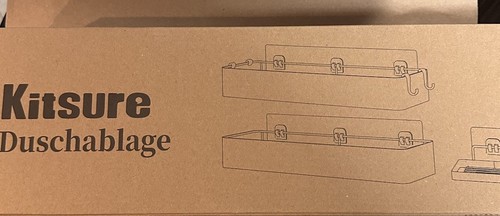 Kitsure Large Shower Caddy - 2 Pack Adhesive Shower Organizer, Drill-Free Shower - Picture 3 of 6