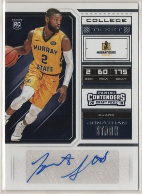 Jonathan Stark 2018 Panini Contenders Draft College Ticket Autograph Card #103