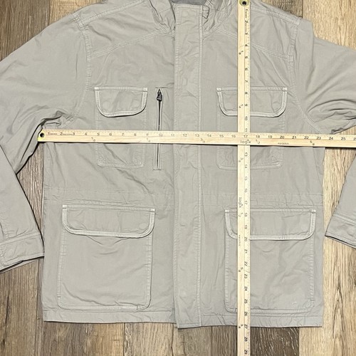 Carbon 2 Cobalt Field Utility Lined Jacket Full Zip Snap Size L Pockets Work - Bild 6 von 6