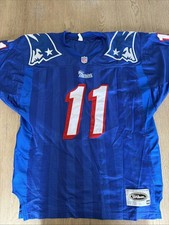 Vintage 1997 Wilson Drew Bledsoe NFL New England Patriots Pro Line Jersey 46/L