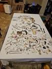 Vintage Treasure Junk Drawer Jewelry Lot Sterling Silver And Much More Over 6LB