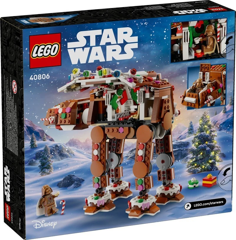 Lego 40806 Star Wars Gingerbread AT-AT Walker Sealed Gift In Hand Fast Shipping - Image 4 of 4