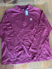 NWT MEN'S PETER MILLAR 1/4 ZIP PULLOVER, SIZE: XL, COLOR: VRM M30