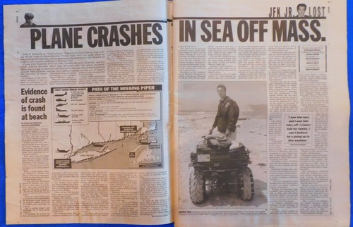 NY Daily News John F. Kennedy, Jr. - Lost - July 18, 1999 - Picture 2 of 3