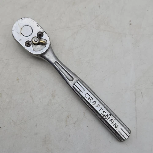 Vintage Craftsman 1/4” Drive Ratchet Made In USA =V= Series