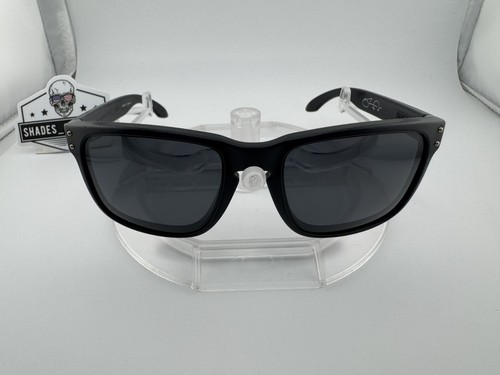 OAKLEY HOLBROOK SHAUN WHITE MATTE BLACK POLARIZED SUNGLASSES OO9102-17 RARE - Picture 5 of 11