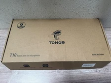 Tonor T10 Microphone boom arm scissor stand for mic adjustable desk clamp