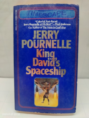 KING DAVID'S SPACESHIP by JERRY POURNELLE, 1981 1st Timescape Printing - Picture 1 of 7