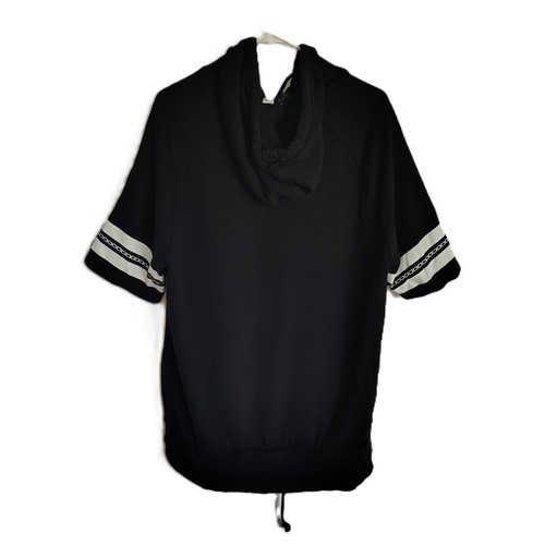Divided by H&M Hoodie Mens Large Black/White Higher Vision Graphic Pullover - Picture 2 of 10