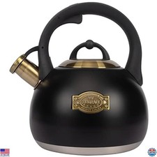 Stovetop Tea Kettle - 3.1 Quart Stainless Steel Water Kettle - Elegant Teapot
