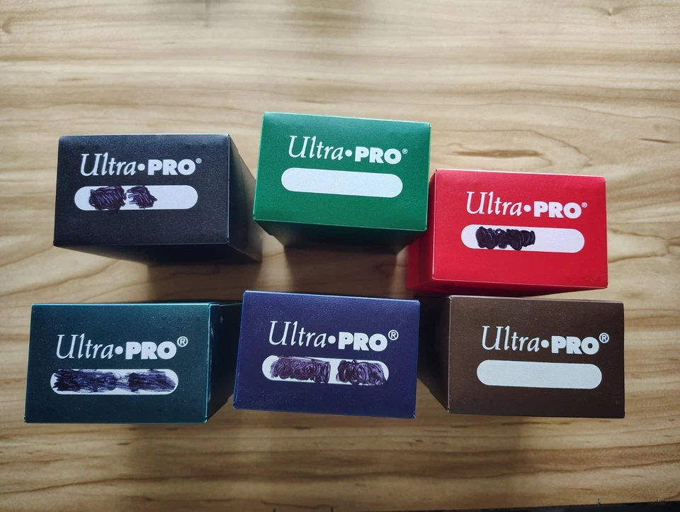 Ultra Pro 6 Set / Lot Deck Box Bundle (Black, Green, Red, Dark Green, Brown ) - Image 3 of 4