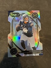 2024 Panini Select - Club Level Caleb Williams #216 Silver Prizm Die-Cut (RC)