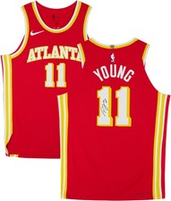 Trae Young Atlanta Hawks Autographed Nike Red Icon Edition Authentic Jersey