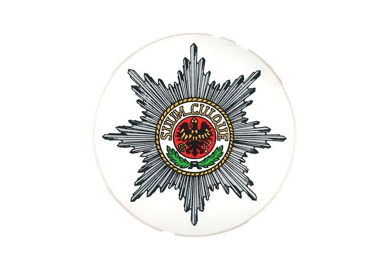 Aufkleber Feldjäger (Gardestern) weiß/transparent - Bild 1 von 1