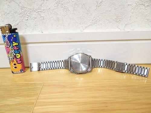 Per ricambi orologio digitale vintage CASIO W-56 anni 70 made in Japan oggetto spazzatura no scatola - Foto 6 di 8