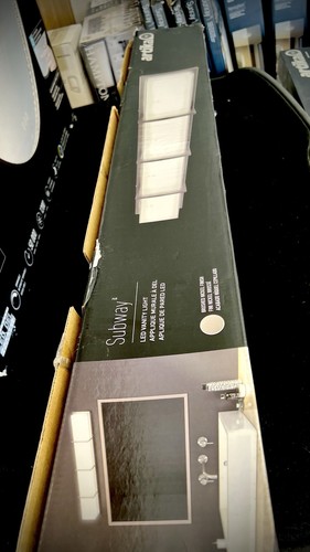 ARTIKA SUBWAY 35" Bathroom Vanity LED Light - Brushed Nickel - Costco Open Box - Picture 12 of 16