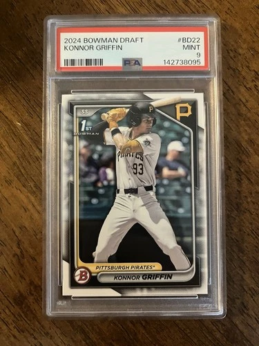 Konnor Griffin 2024 Bowman Draft #BD-22 (RC) PSA 9
