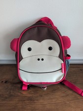 Skip Hop Toddler Safety Walking Harness Mini Backpack Zoo Monkey Removable Leash