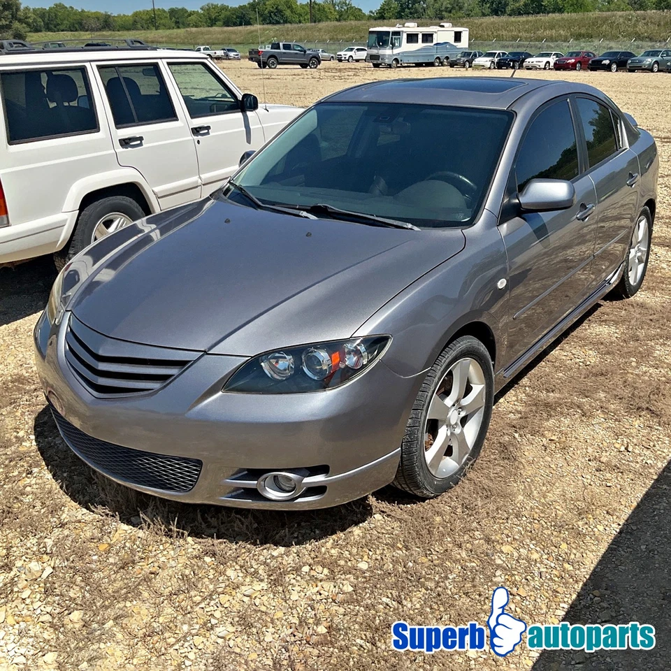 For 2004-2009 Mazda 3 Sedan Shiny Black Projector Headlights Replacement L+R Foto 3 de 4