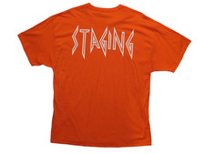 VERY RARE 2012 DEF LEPPARD ROCK OF AGES TOUR CREW SHIRT - STAGING