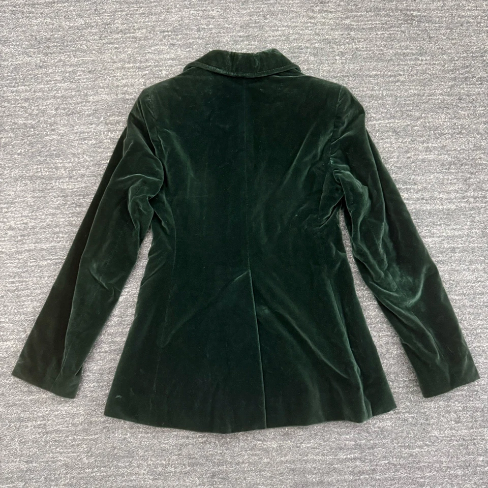 Blazer de Colección Brian Tucker Mujer XS Verde Esmeralda Chaqueta Dublín Terciopelo Irlanda Foto 4 de 4