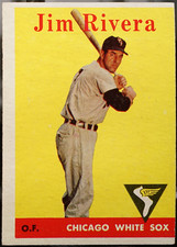1958 Topps Baseball Jim Rivera #11 VG