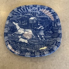 Julen Rorstrand Sweden 1971 Limited Edition Collector's Plate Deer Carriage Dog