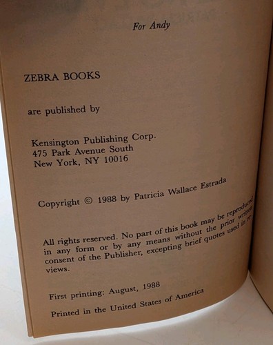 See No Evil by Patricia Wallace 1988 Horror Zebra Paperback First Printing EUC - Picture 7 of 7