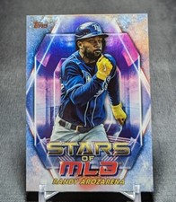 Randy Arozarena Stars Of MLB Foil 2023 Topps Update Card #SMLB-83 Tampa Bay Rays