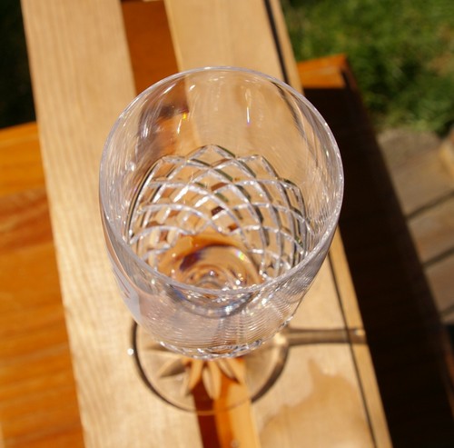 Galway Crystal Stemware Champagne Glass PCW 1999 Employee Award 8 3/8" Tall - Picture 6 of 8