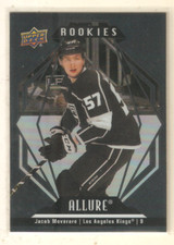 Jacob Moverare 2022-23 UD Allure Black Rainbow Parallel RC #130 Kings